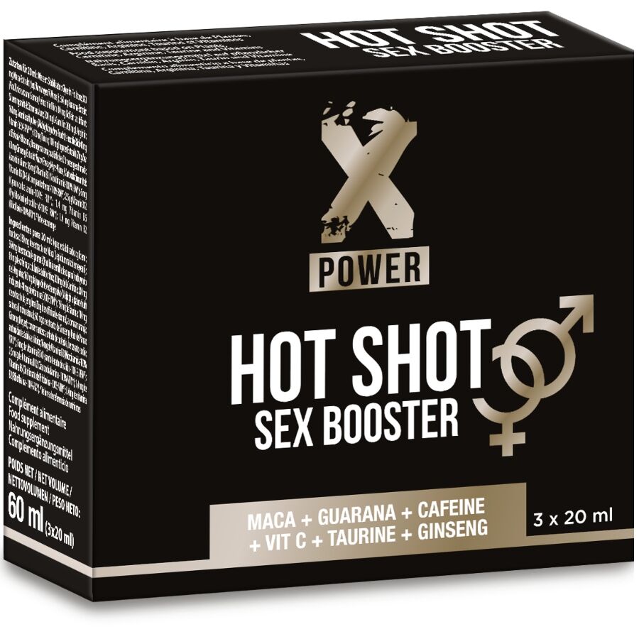 Complemento alimenticio XPOWER Hot Shot, 3 shots