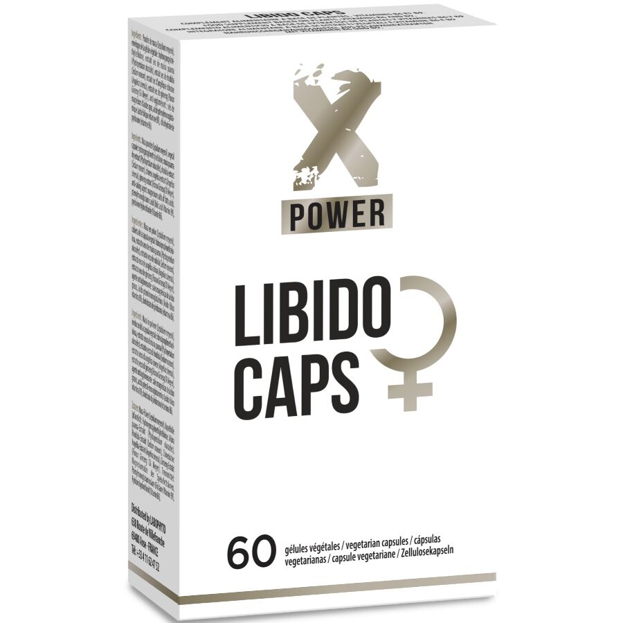 Complemento alimenticio XPOWER Libido Caps, 60 cápsulas