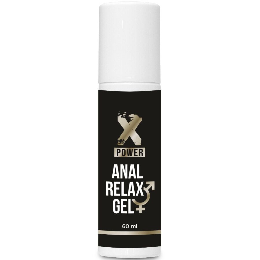 XPOWER Anal Relax Gel 60 ml, lubricante anal de base acuosa