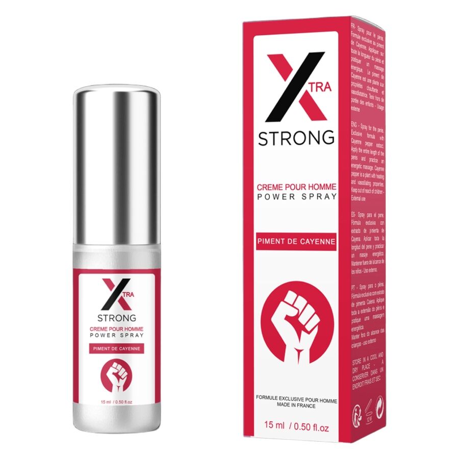 Spray RUF X Strong Powerful para uso externo, 15 ml