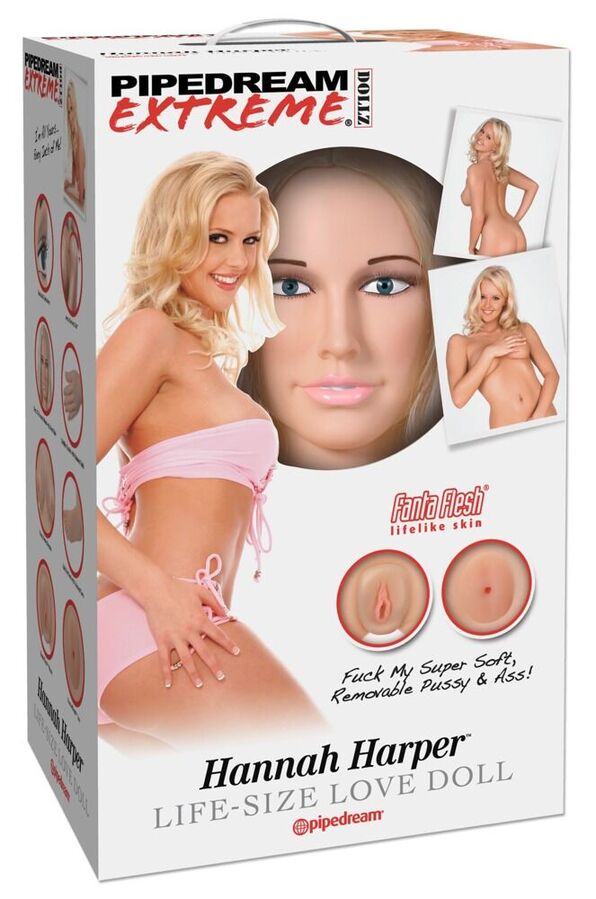 Muñeca sexual hinchable Hannah Harper de EXTREME DOLLZ