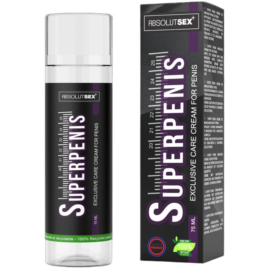 Crema de cuidado íntimo RUF Superpenis con ginseng y fenogreco, 75 ml
