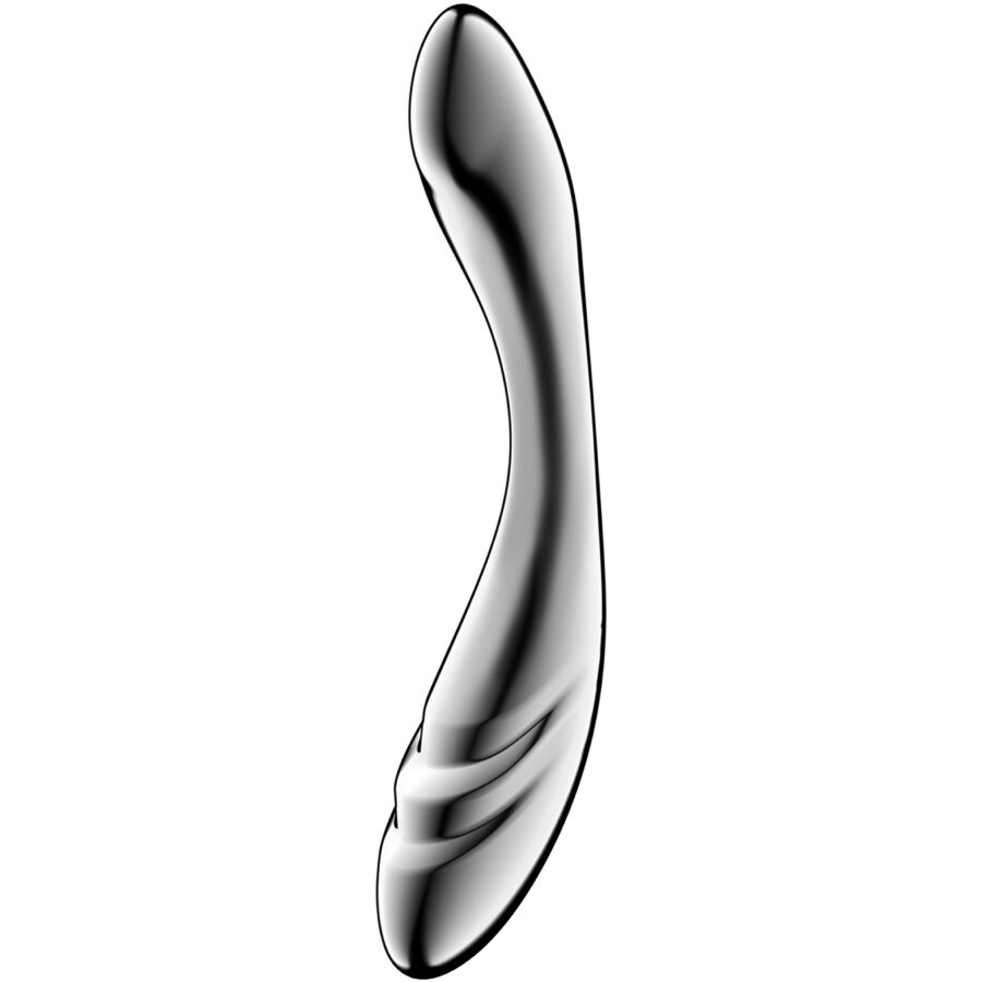 Dildo doble de acero inoxidable Satisfyer Pure Gravity 3