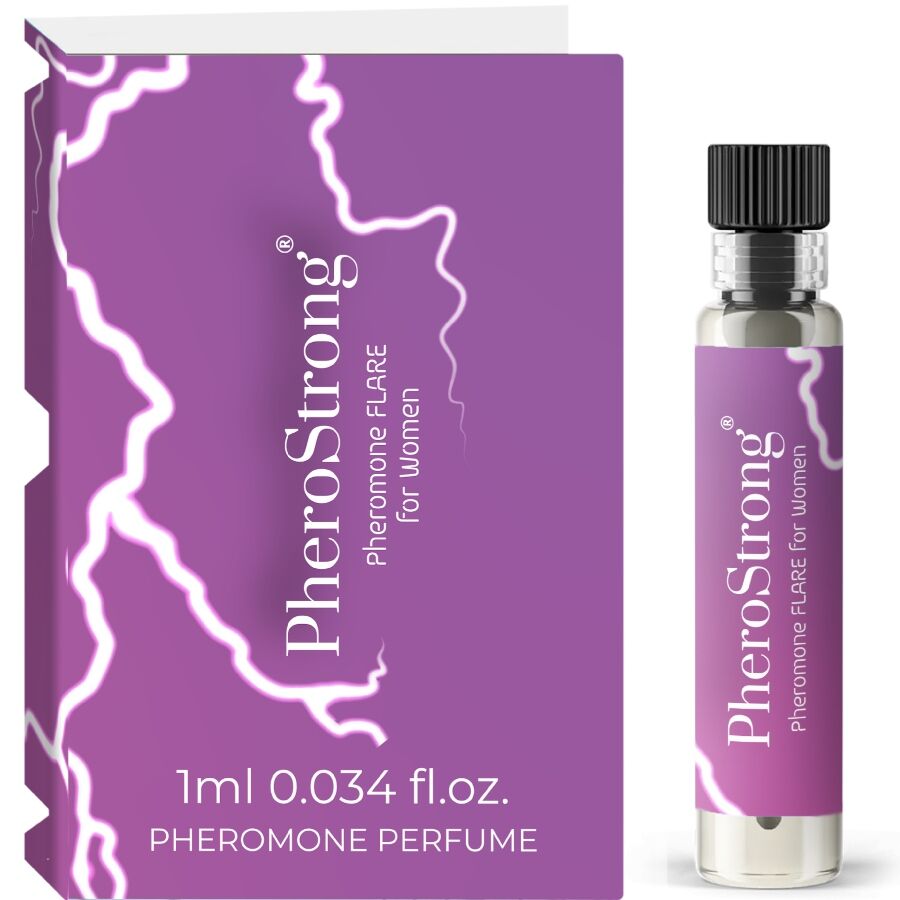 Perfume con feromonas PheroStrong Flare para mujer, 1 ml