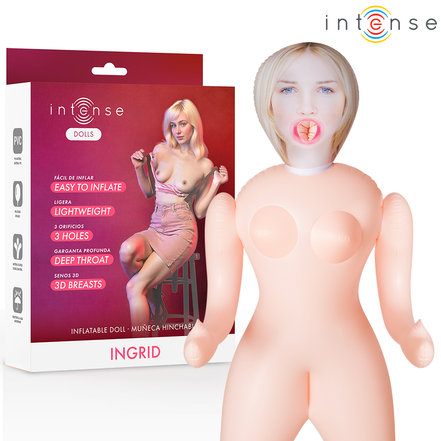 Muñeca sexual hinchable Ingrid de Intense Dolls