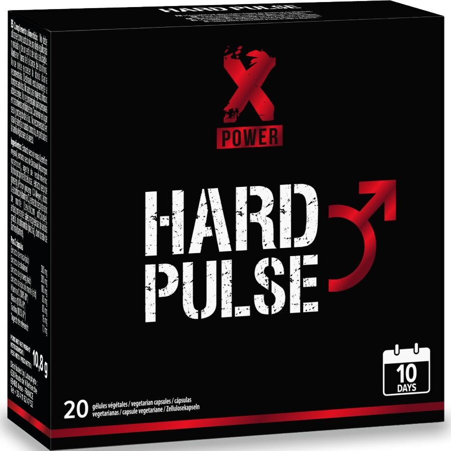 Xpower Tratamiento Express Hard Pulse De 10 Días, Más Erecciones Y Resistencia, 20 Cápsulas