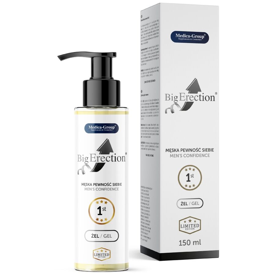 Gel Big Erection de MEDICA GROUP para hombres, 150 ml