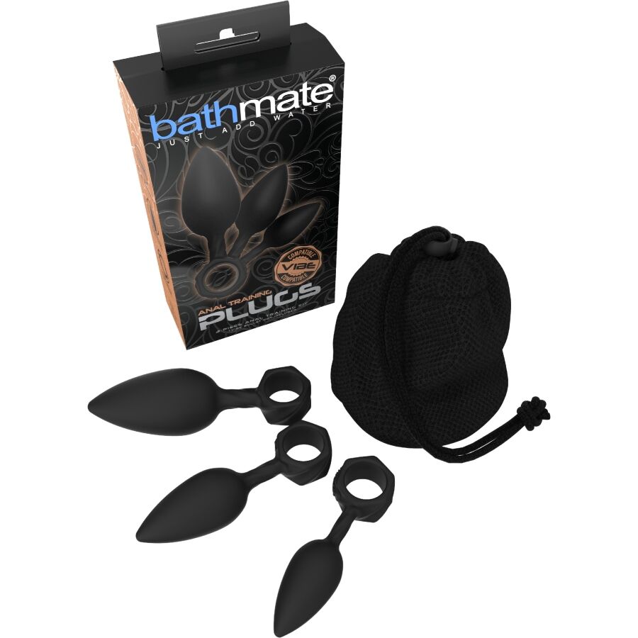 Kit de entrenamiento Bathmate con 3 plugs anales