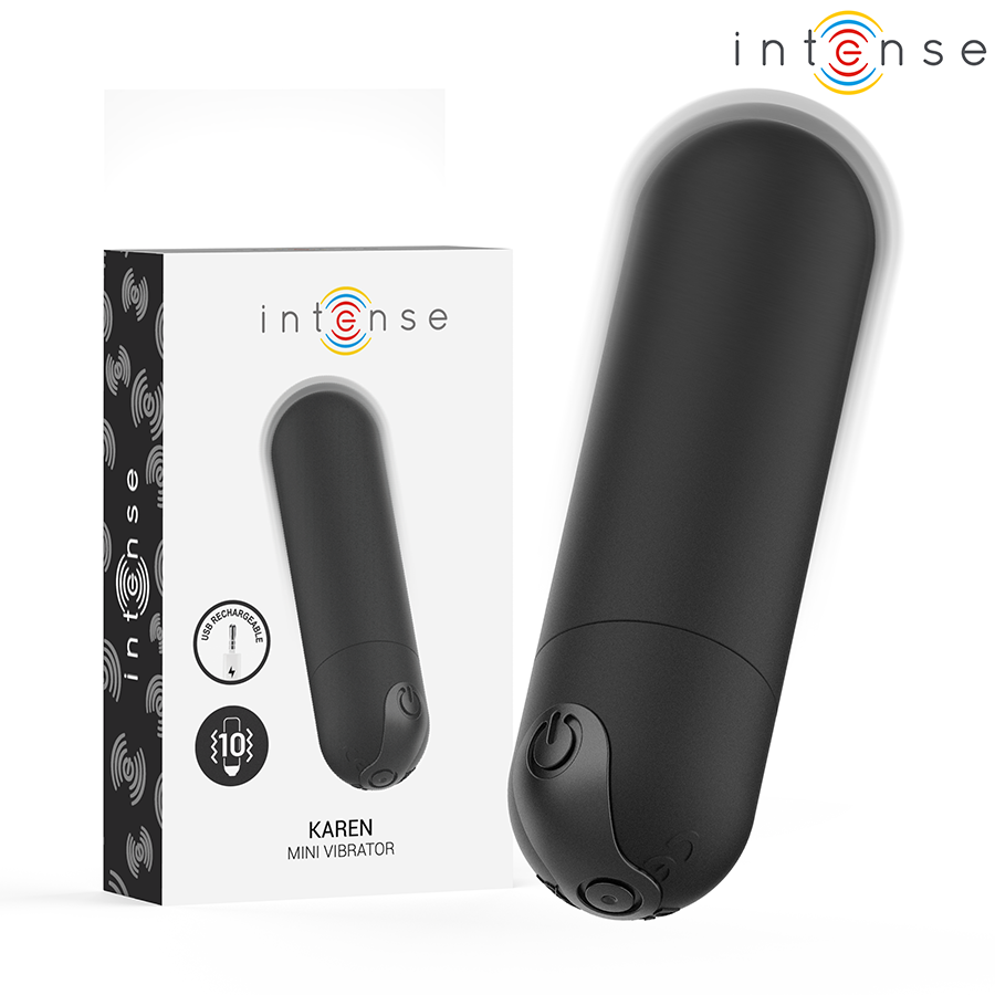 INTENSE Karen Mini minivibrador plateado