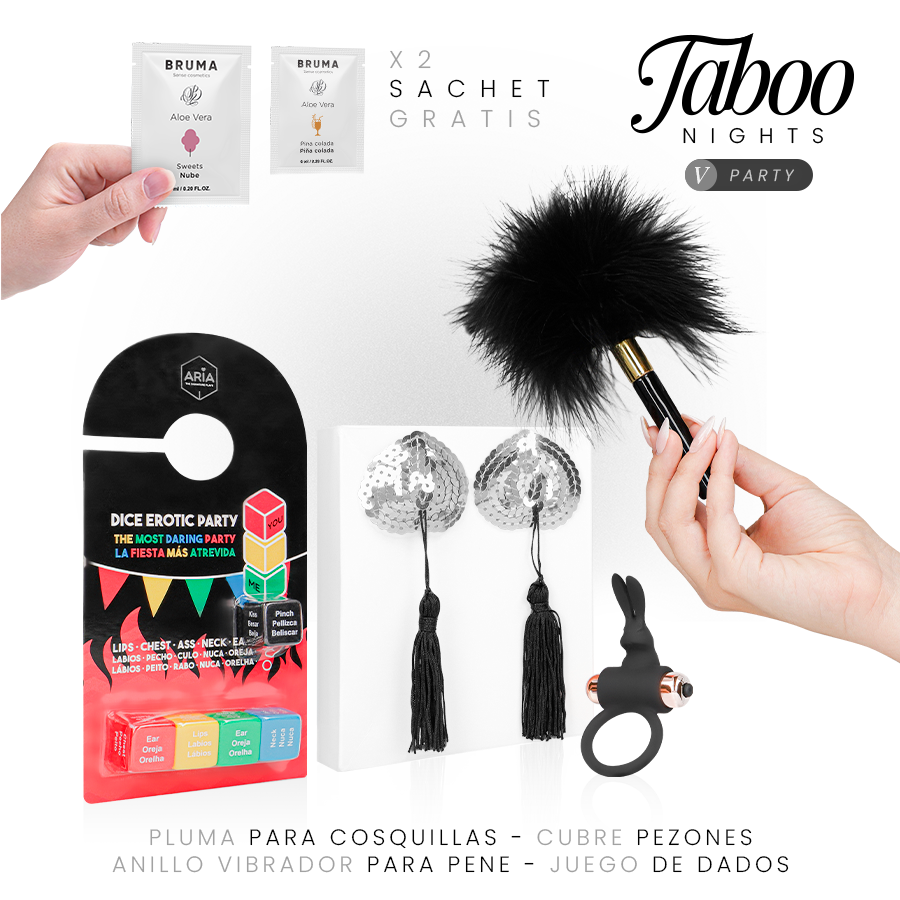 TABOO NIGHTS 5: PARTY Dreamkit con seis accesorios