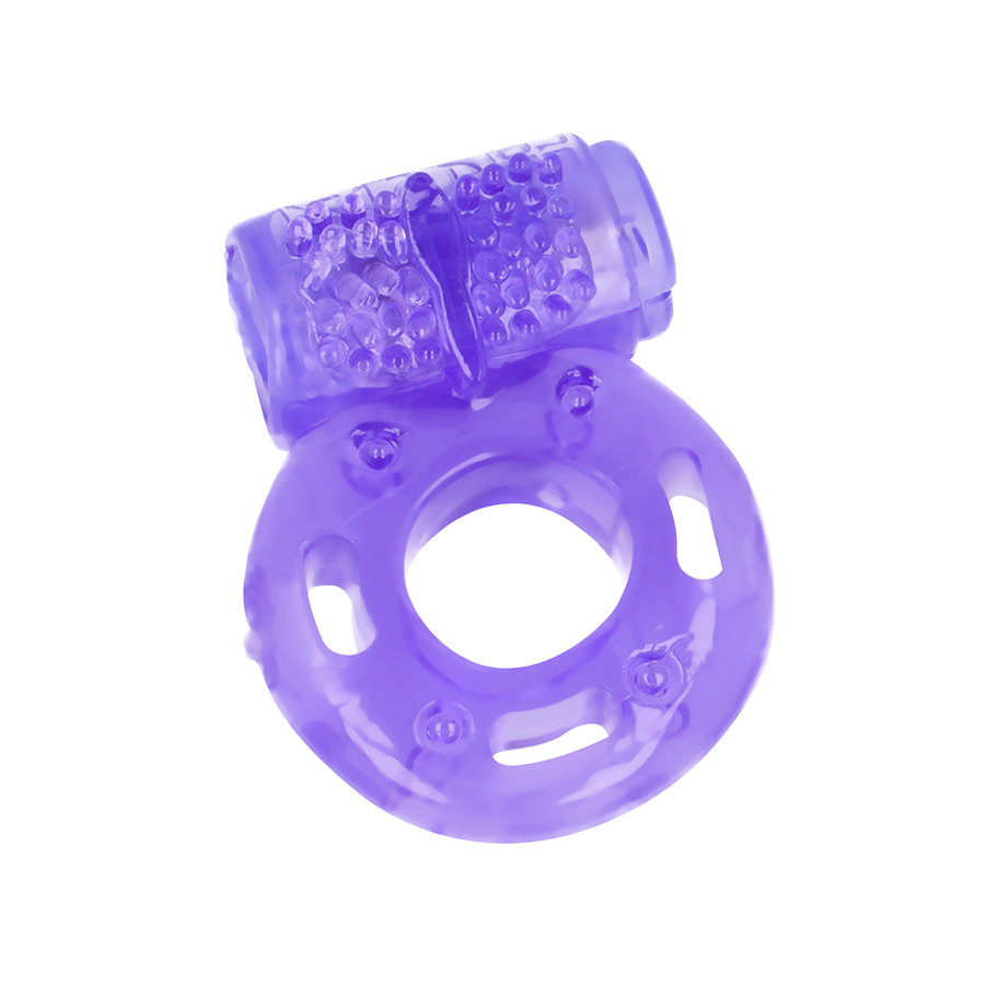 Anillo vibrador para el pene DIABLO PICANTE, morado