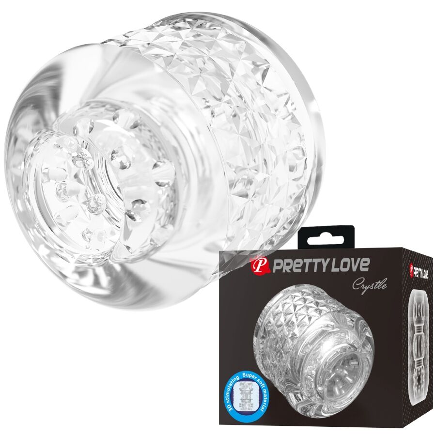 Masturbador Pretty Love Crystle con doble entrada