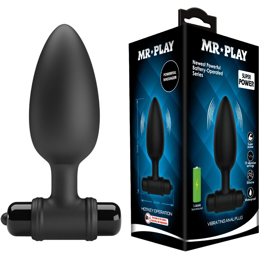 Plug anal vibrador MR PLAY Super Power