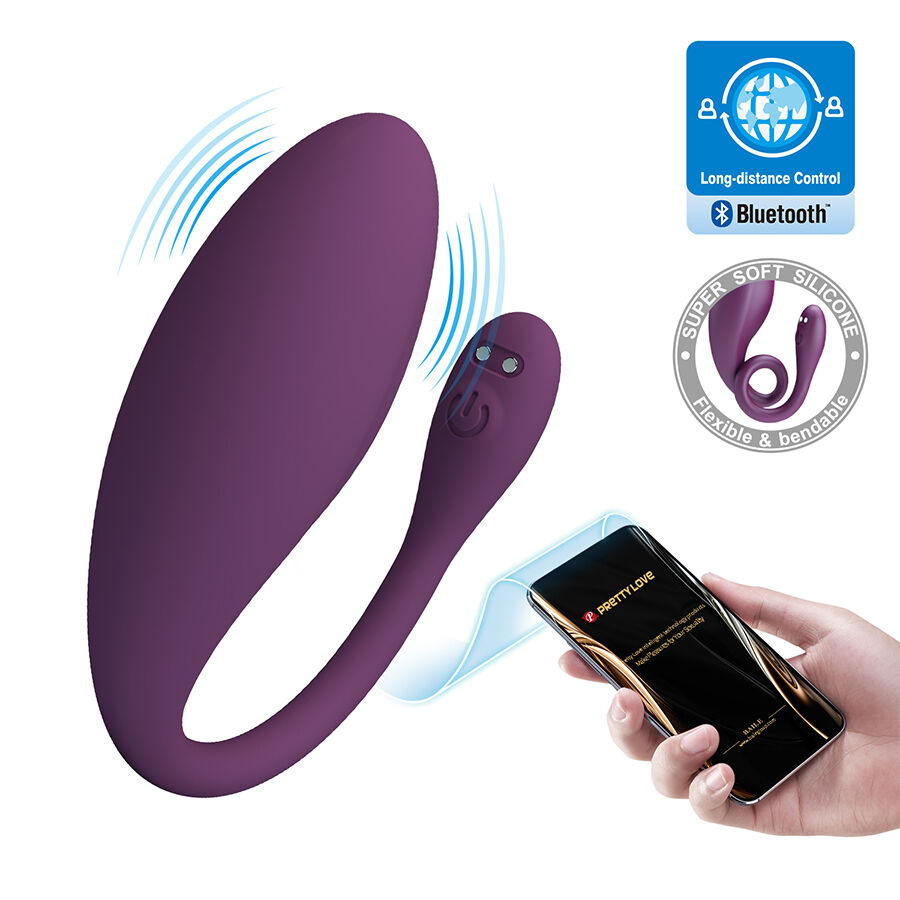 Vibrador Pretty Love Dora con control mediante app
