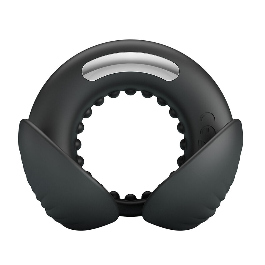 Anillo para el pene vibrador Pretty Love Quentin con estimulador testicular