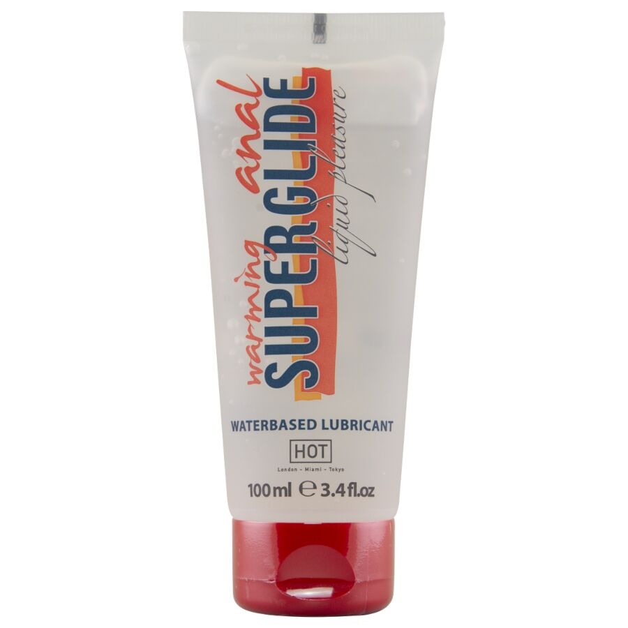 HOT Anal Superglide gel lubricante con efecto calor, 100 ml