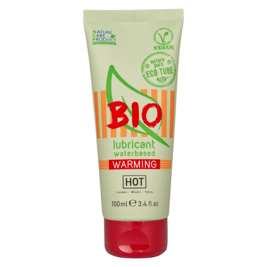 HOT lubricante íntimo con efecto calor a base de agua, 100 ml