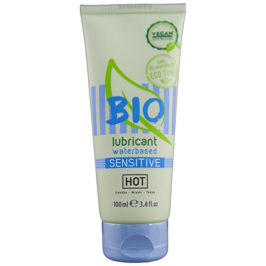 Lubricante íntimo HOT Bio Sensitive de base acuosa, 100 ml