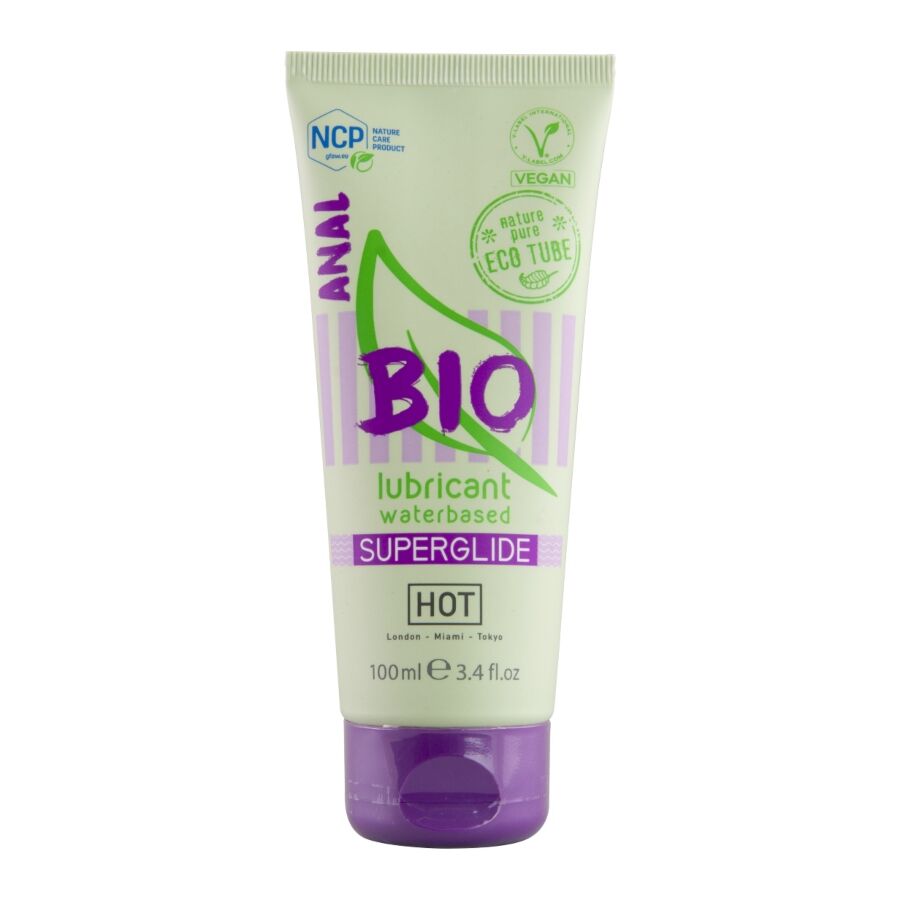 Lubricante anal HOT a base de agua, 100 ml