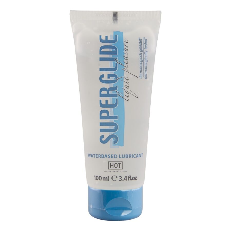 Lubricante a base de agua HOT Superglide, 100 ml