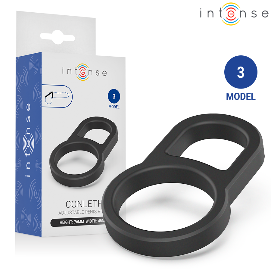 INTENSE Conleth Model 3 anillo peneano doble ajustable sin vibración