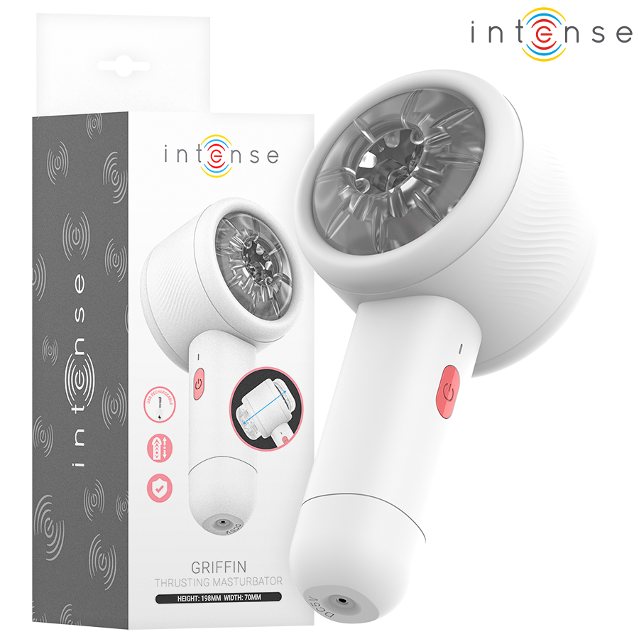 Masturbador automático INTENSE Griffin con función de empuje