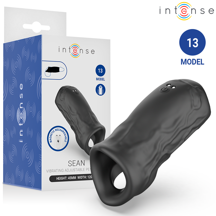 Anillo para el pene INTENSE Sean con funda, modelo 13