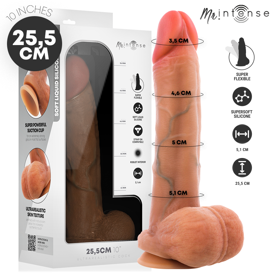 MR. INTENSE Gary XL dildo realista con ventosa