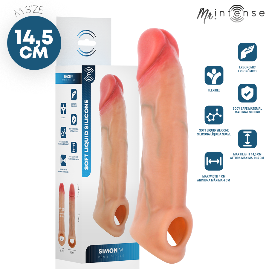 MR. INTENSE Simon M funda para pene de silicona líquida