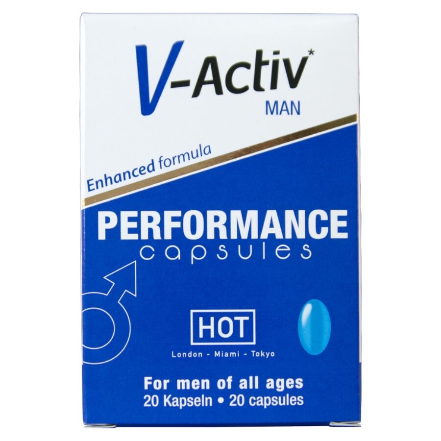 HOT V ACTIV cápsulas para hombre, 20 unidades