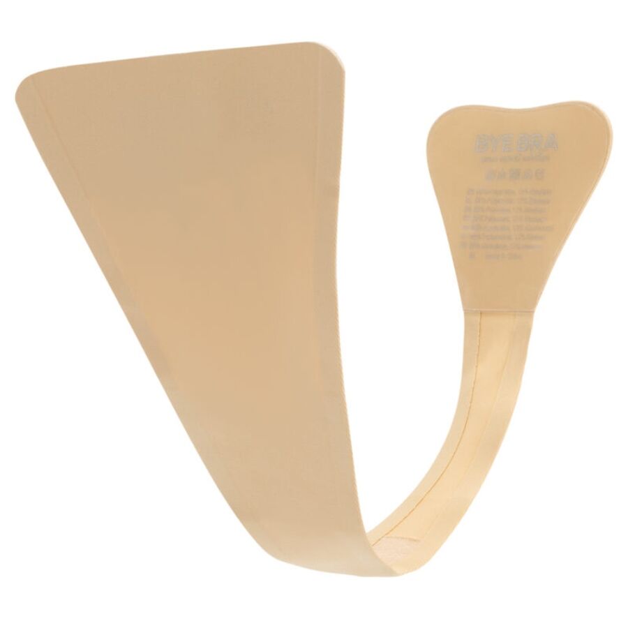 Tanga adhesivo BYE BRA en beige o negro