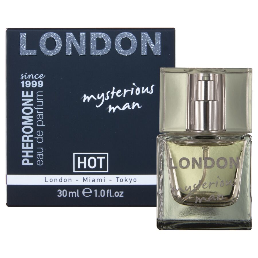 Perfume de feromonas HOT London Mysterious Man, 30 ml