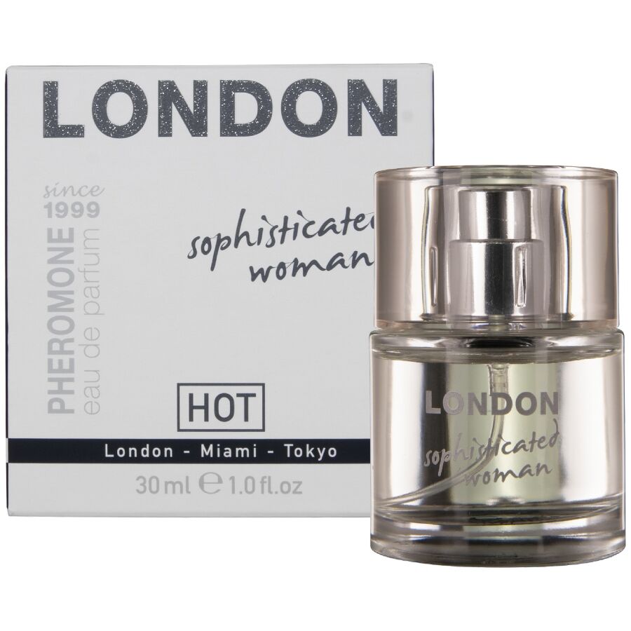 HOT London Sophisticated Woman perfume con feromonas, 30 ml