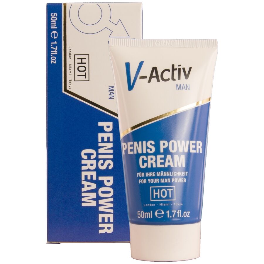 HOT V ACTIV crema de cuidado para hombres, 50 ml