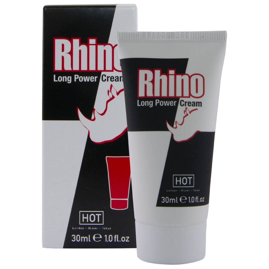 Crema retardante HOT Rhino Long Power, 30 ml