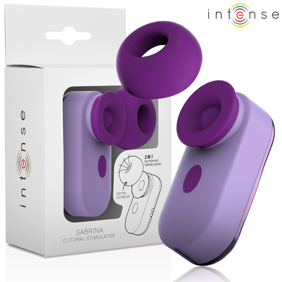 Vibrador de clítoris SABRINA de INTENSE FUN TOYS, morado