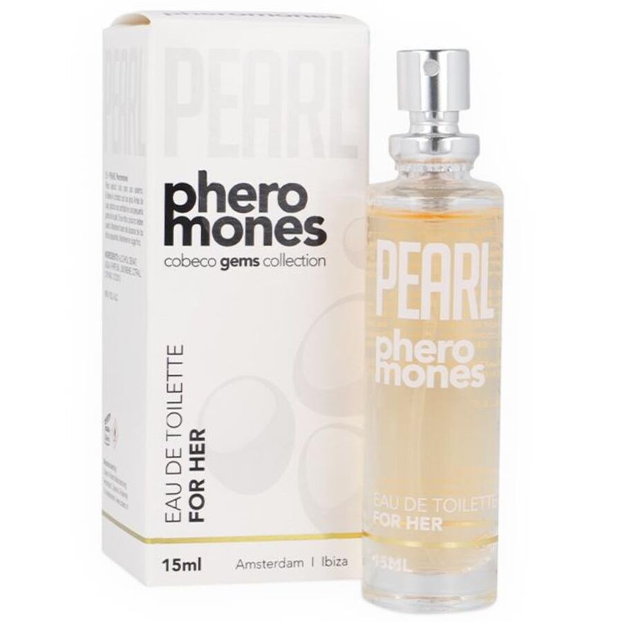 Perfume con feromonas COBECO Pearl para ella, 15 ml