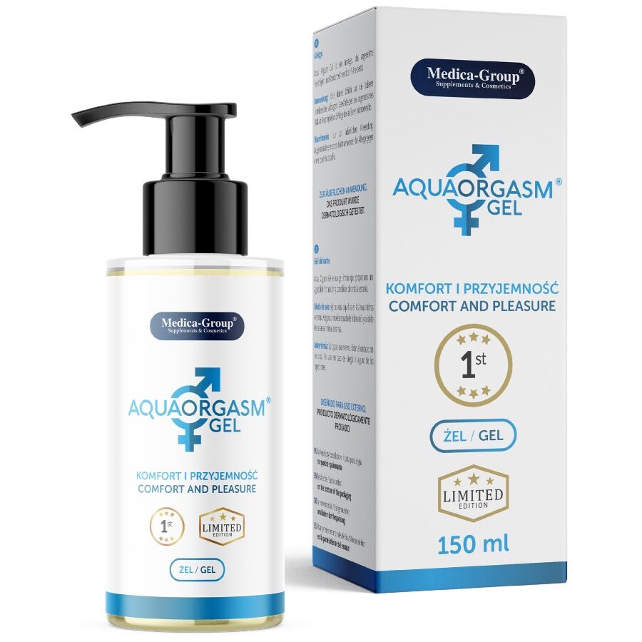Gel lubricante de agua Medica Group Aqua Orgasm, 150 ml