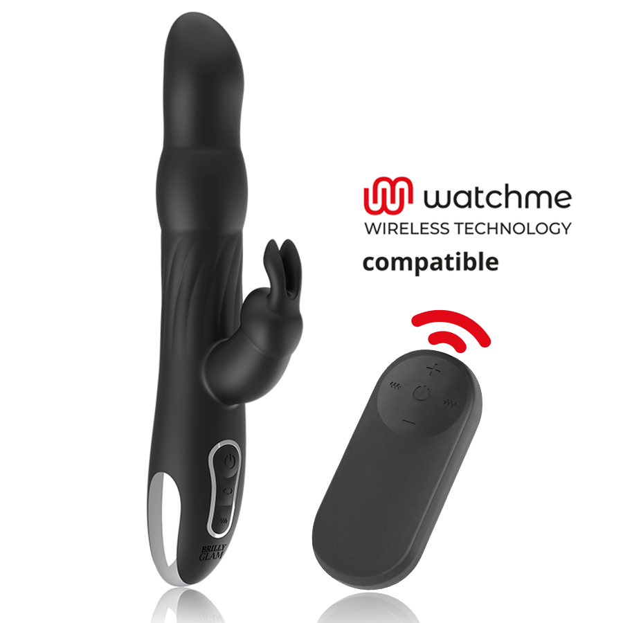BRILLY GLAM Moebius, vibrador rabbit con mando a distancia