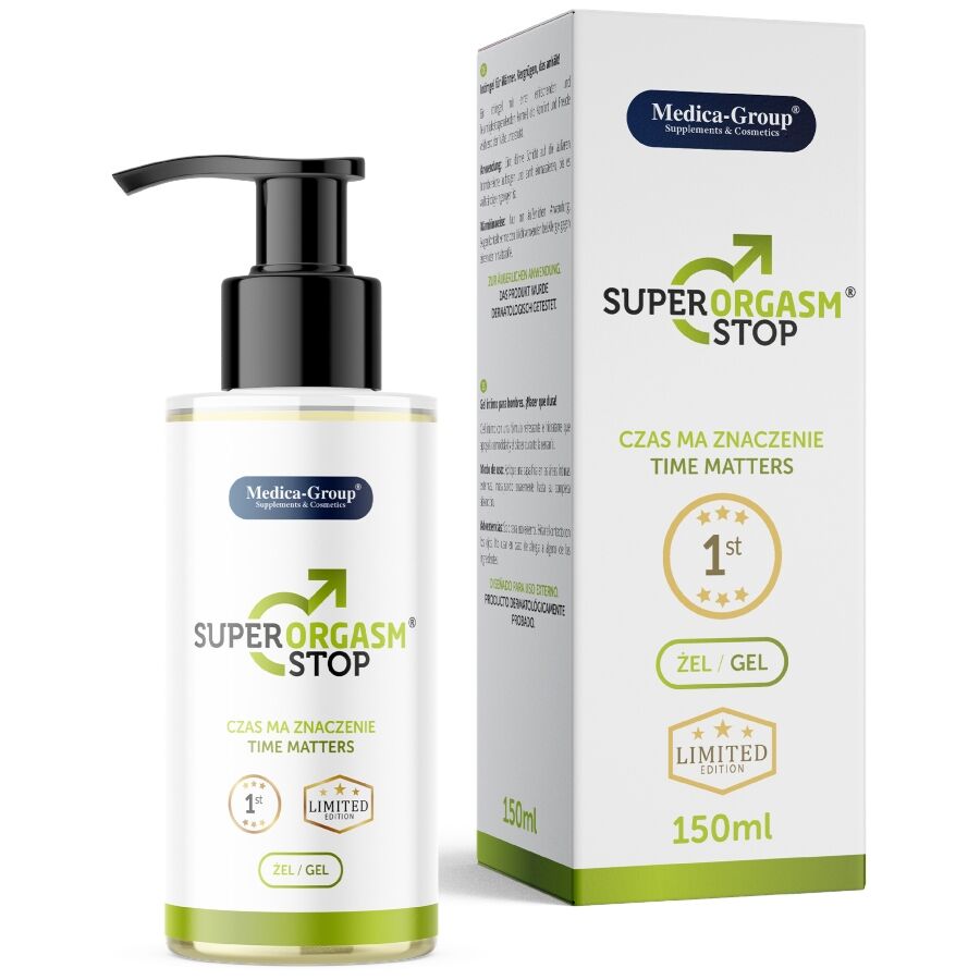 MEDICA GROUP Super Orgasm Stop Gel para hombres 150 ml