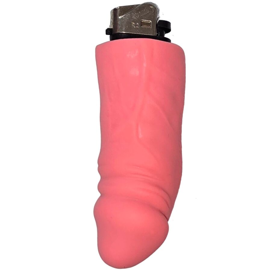 Mechero fucsia con forma de pene Diablo Picante