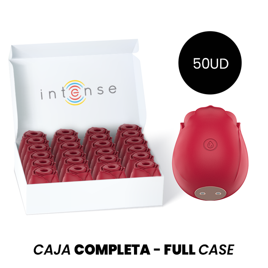 MOQ 50 INTENSE CAMELLIA estimulador de succión clitoriana rosa de WAVES BORDEAUX