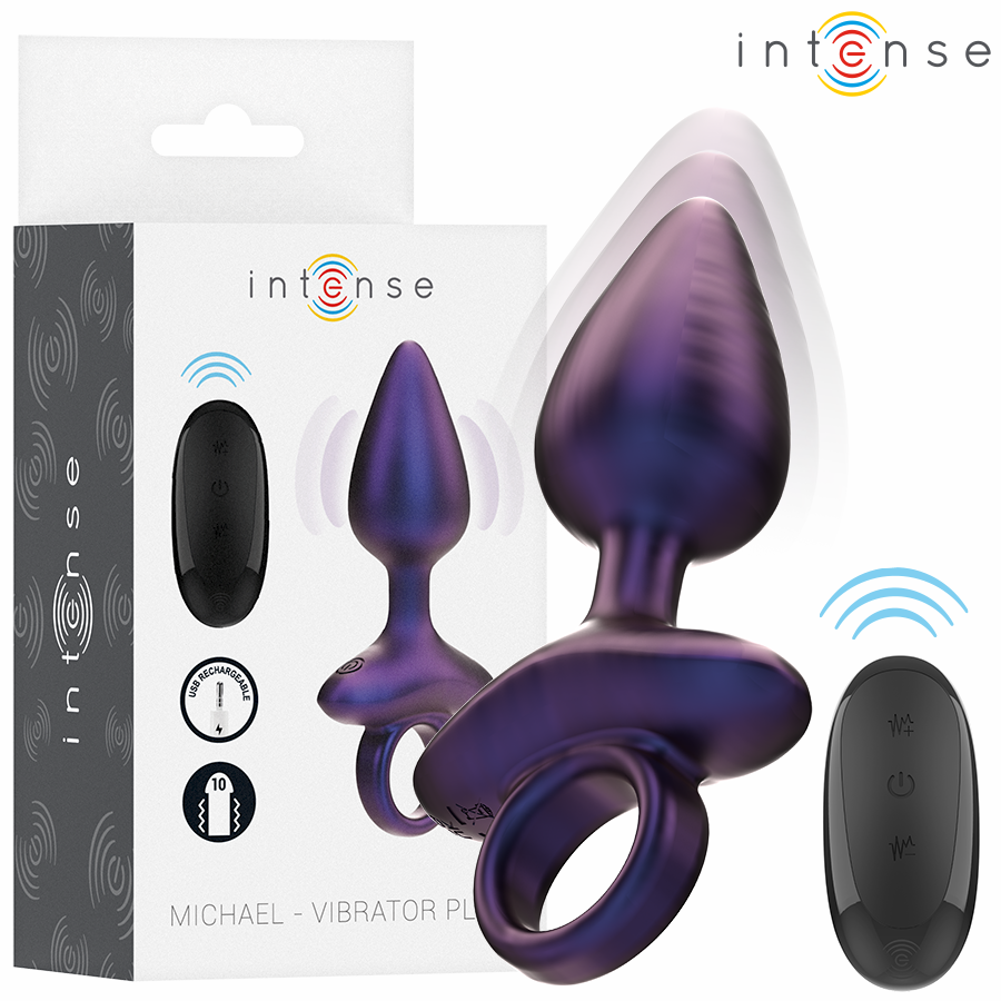 INTENSE MICHAEL plug anal vibrador con mando a distancia