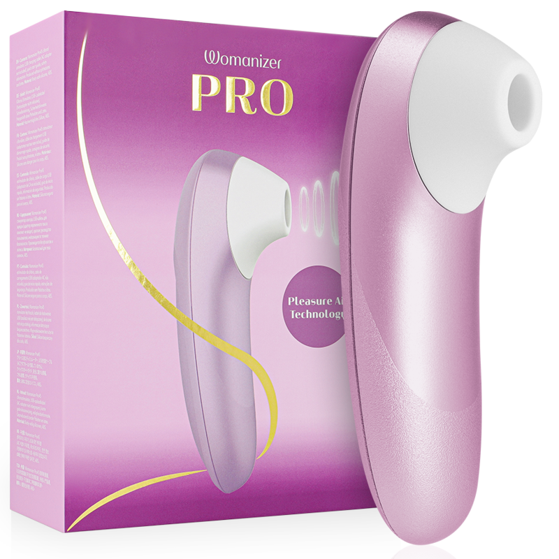 Estimulador de clítoris Womanizer Pro Vibrant, color lila