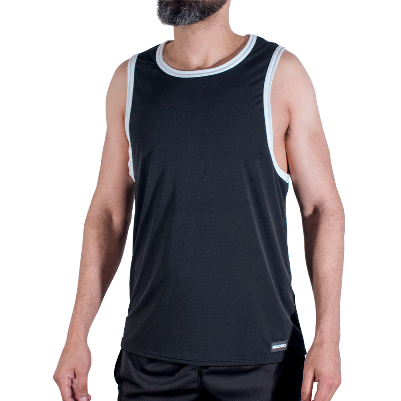 Camiseta MACHO CMV004 negra