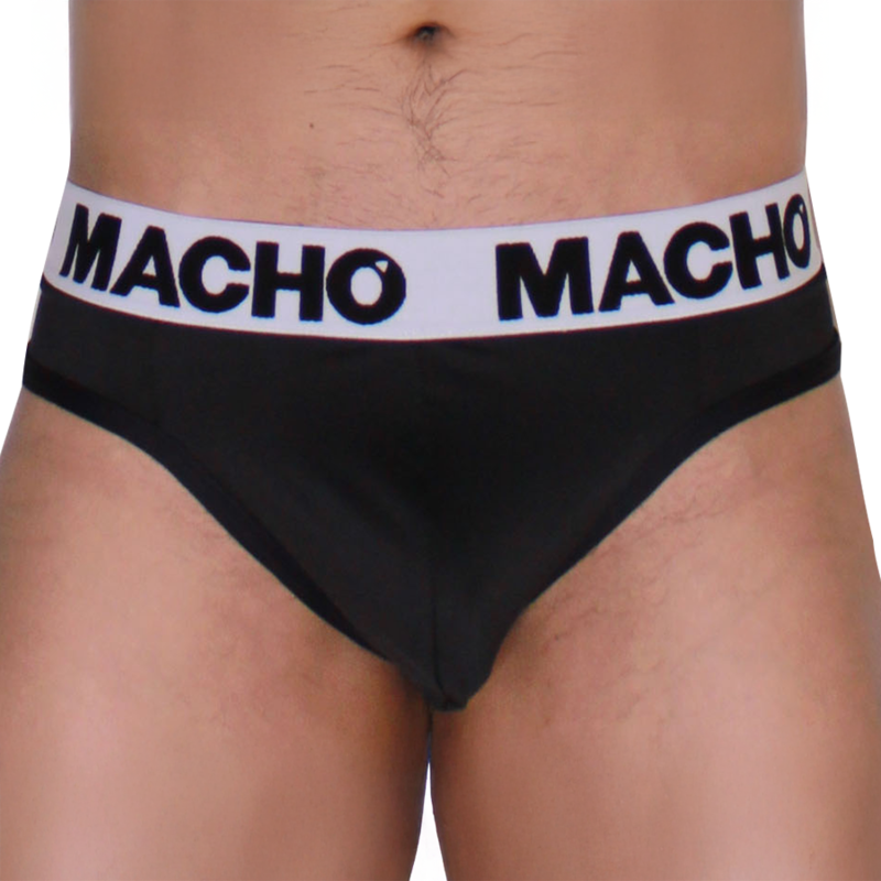 Tanga para hombre MACHO MTG002 negro