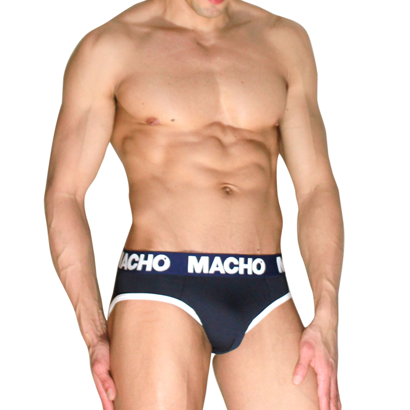 Slip clásico para hombre MACHO MCH008, azul marino, talla M