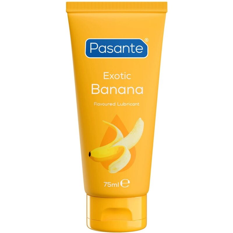 Lubricante con sabor a plátano Pasante, 75 ml