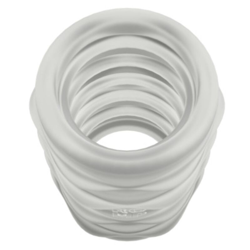 Masturbador transparente ROMP Mosh con interior ondulado