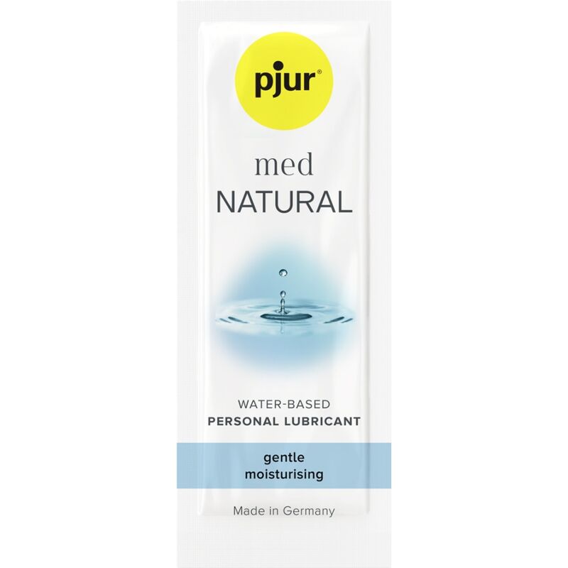 Lubricante de base acuosa PJUR med NATURAL, 2 ml